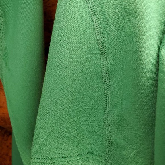 Nike FitDRY Half-Zip Women's Long-Sleeve Green Top in XS - Picture 9 of 10
